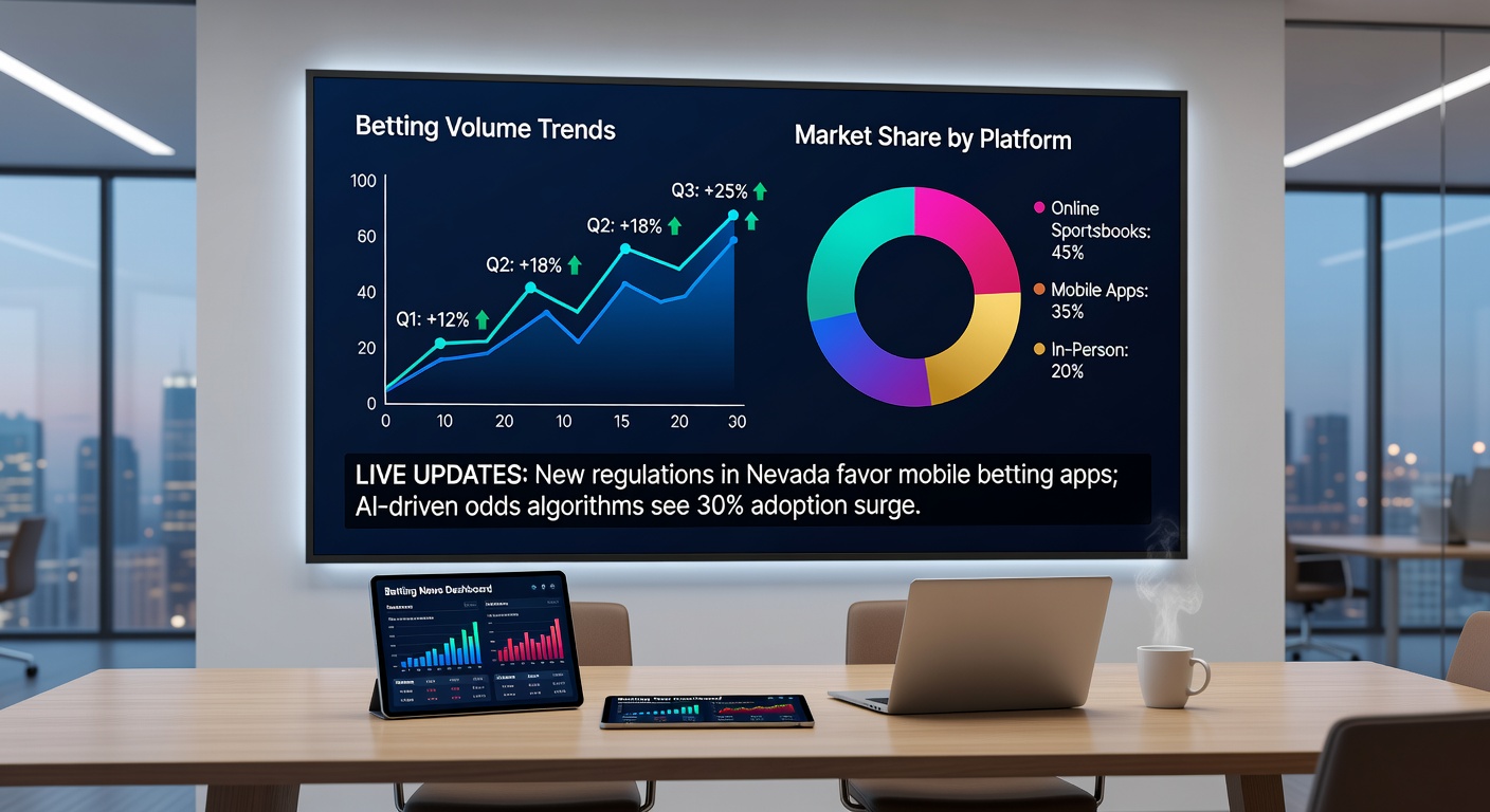 Overview of sports betting market trends and growth indicators