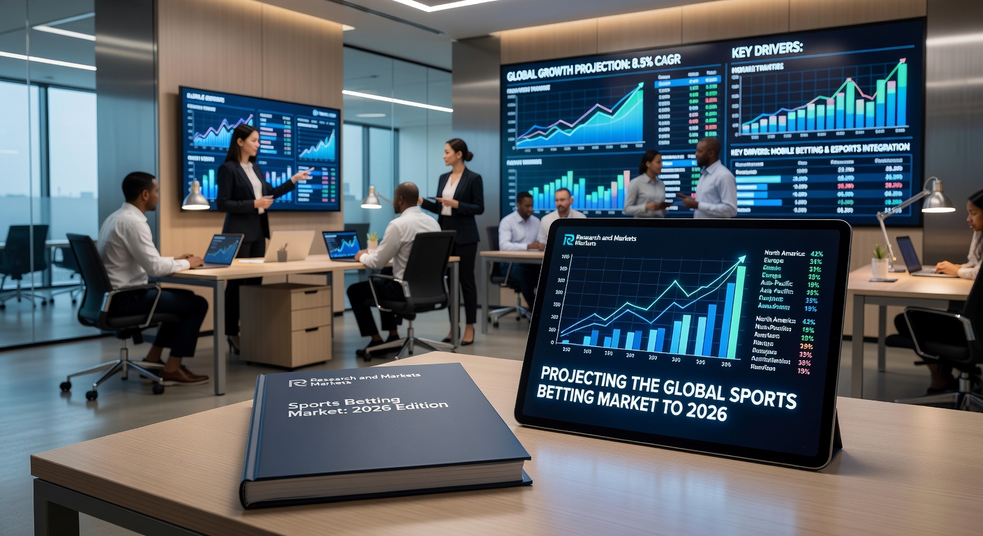 Illustration of technological advancements in betting platforms including mobile and VR elements