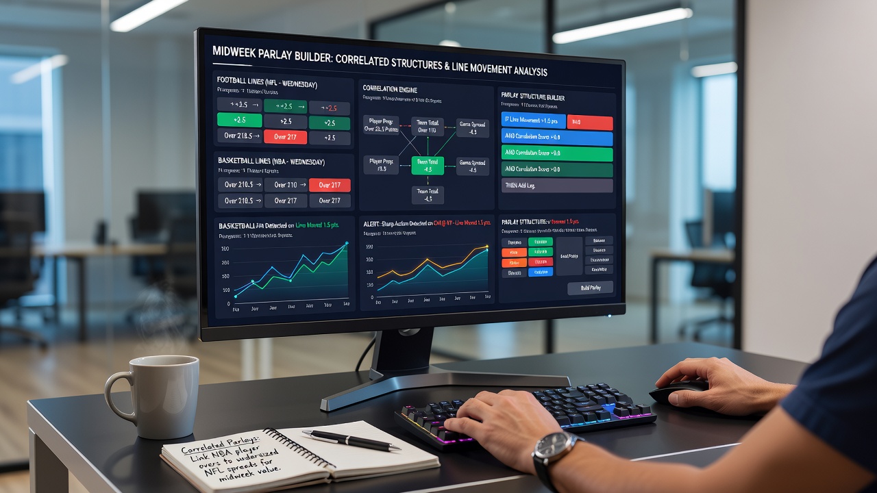 Detailed breakdown of correlated betting structures across football and basketball markets