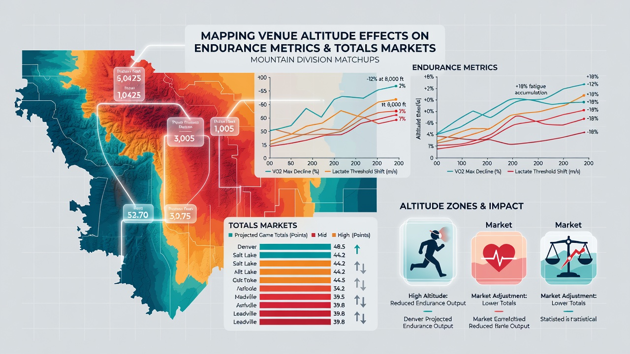 Data visualization chart displaying endurance metrics and totals market trends at mountain venues